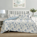 Algodon Abigail Lightly Quilted Cotton Jacquard Quilt Cover Set – King