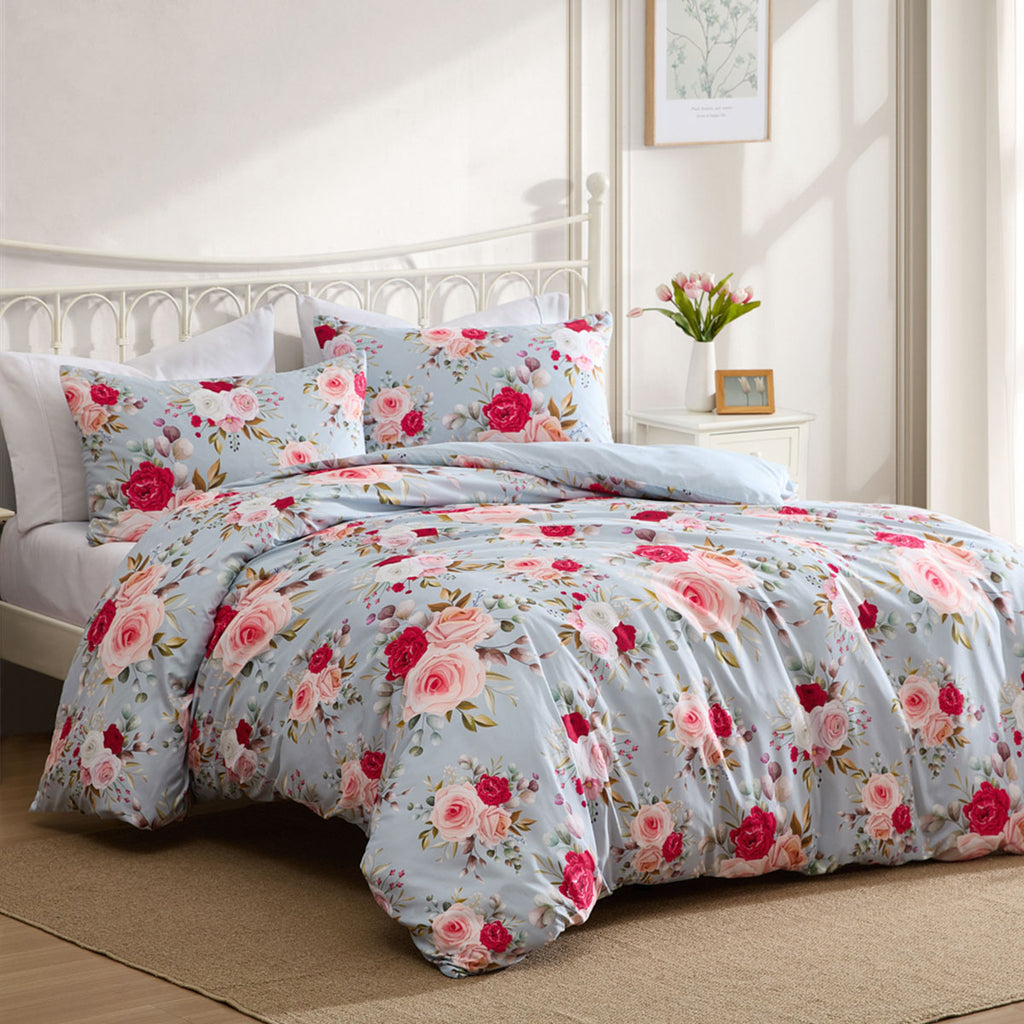 Ardor Amelie Floral-Printed Quilt Cover Set – Multi, King