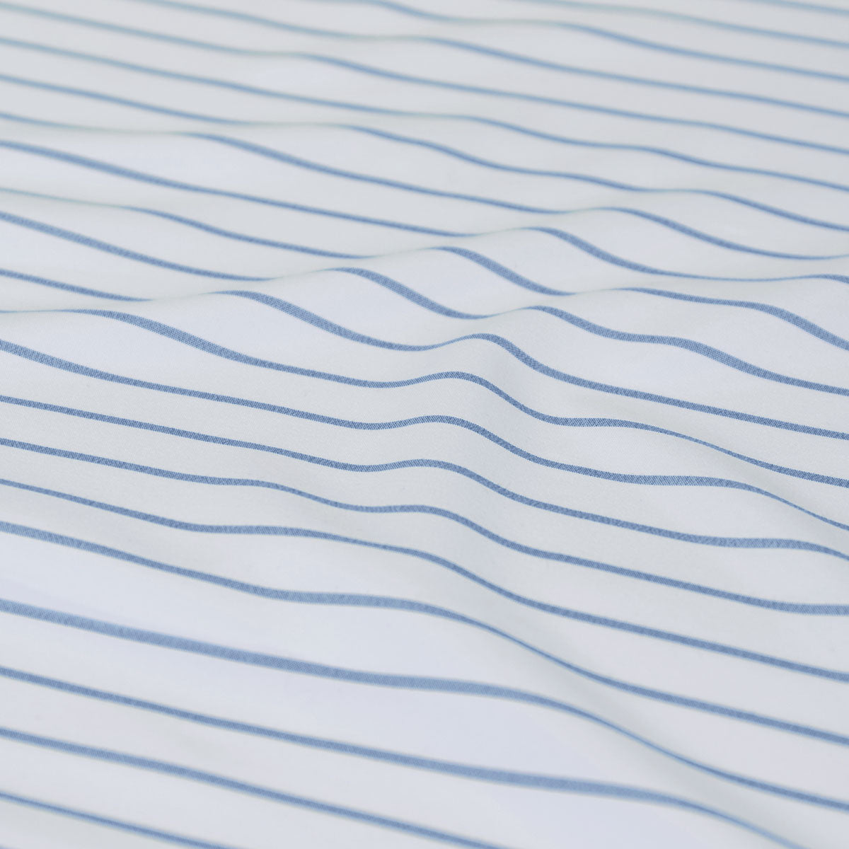 Ardor Frankie Reversible Yarn-Dyed Stripe Quilt Cover Set – Blue and White, Queen