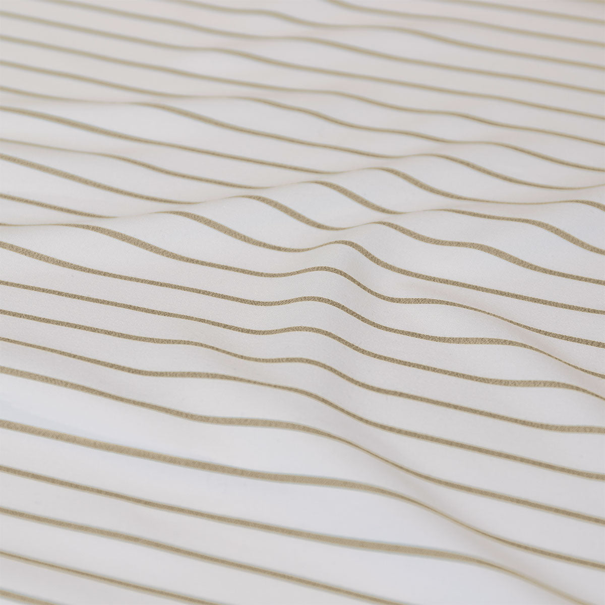 Ardor Frankie Reversible Yarn-Dyed Stripe Quilt Cover Set – Natural and White, King