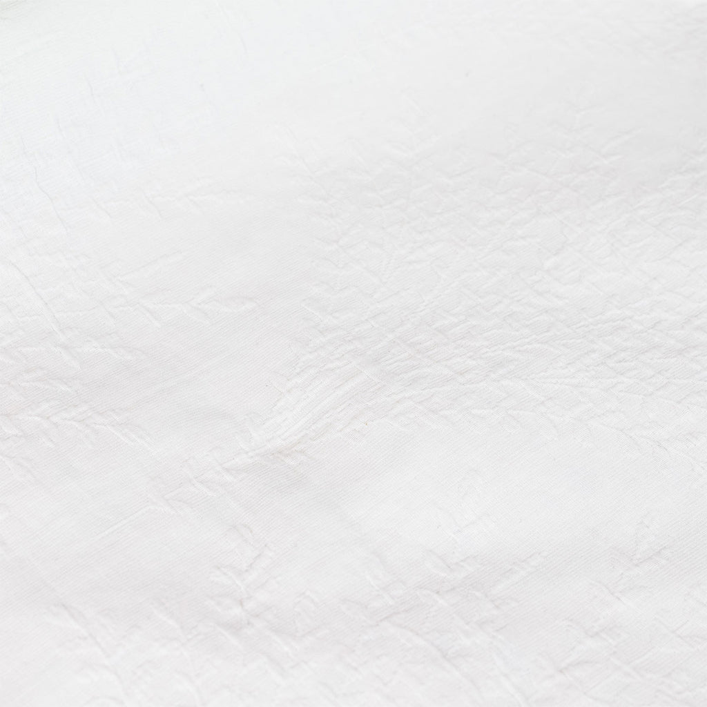 Algodon Romy Cotton Botanical Jacquard Quilt Cover Set – White, King