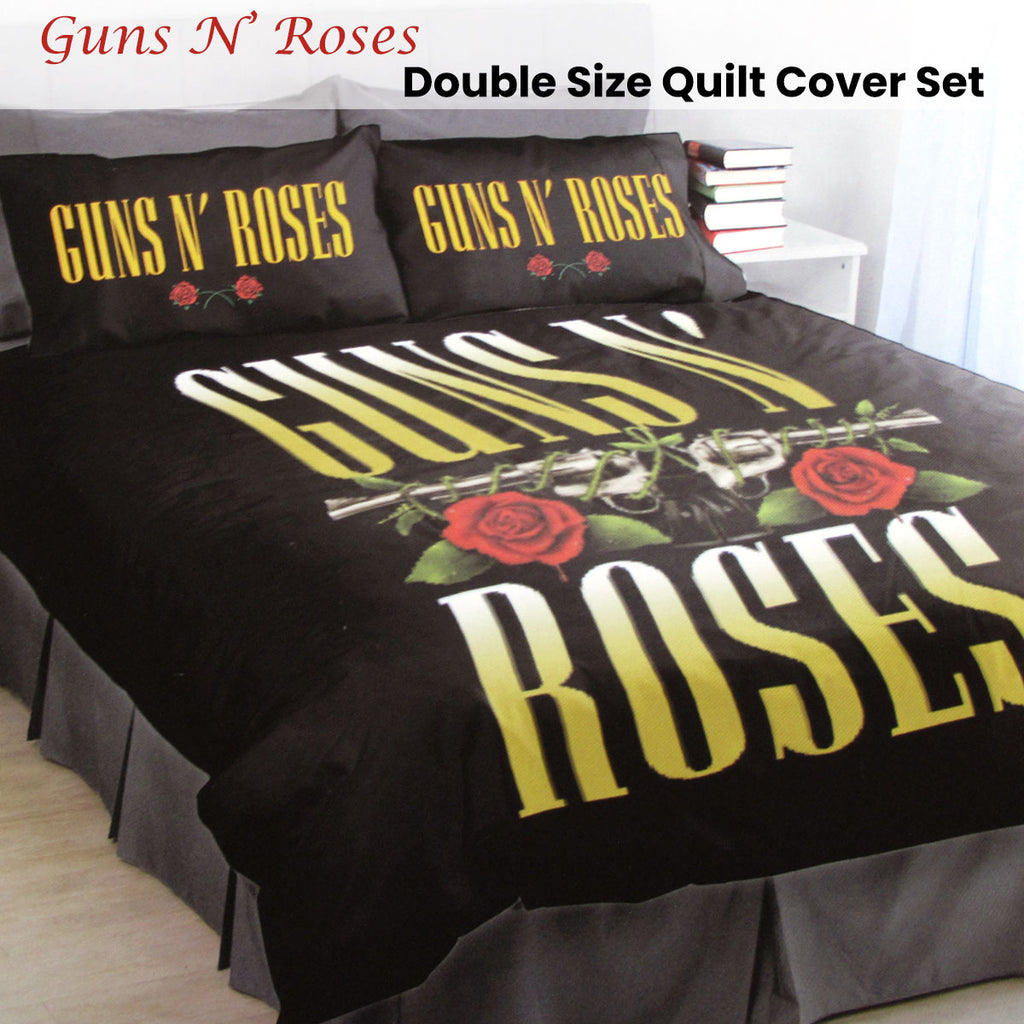 Guns N’ Roses Printed Quilt Cover – Double