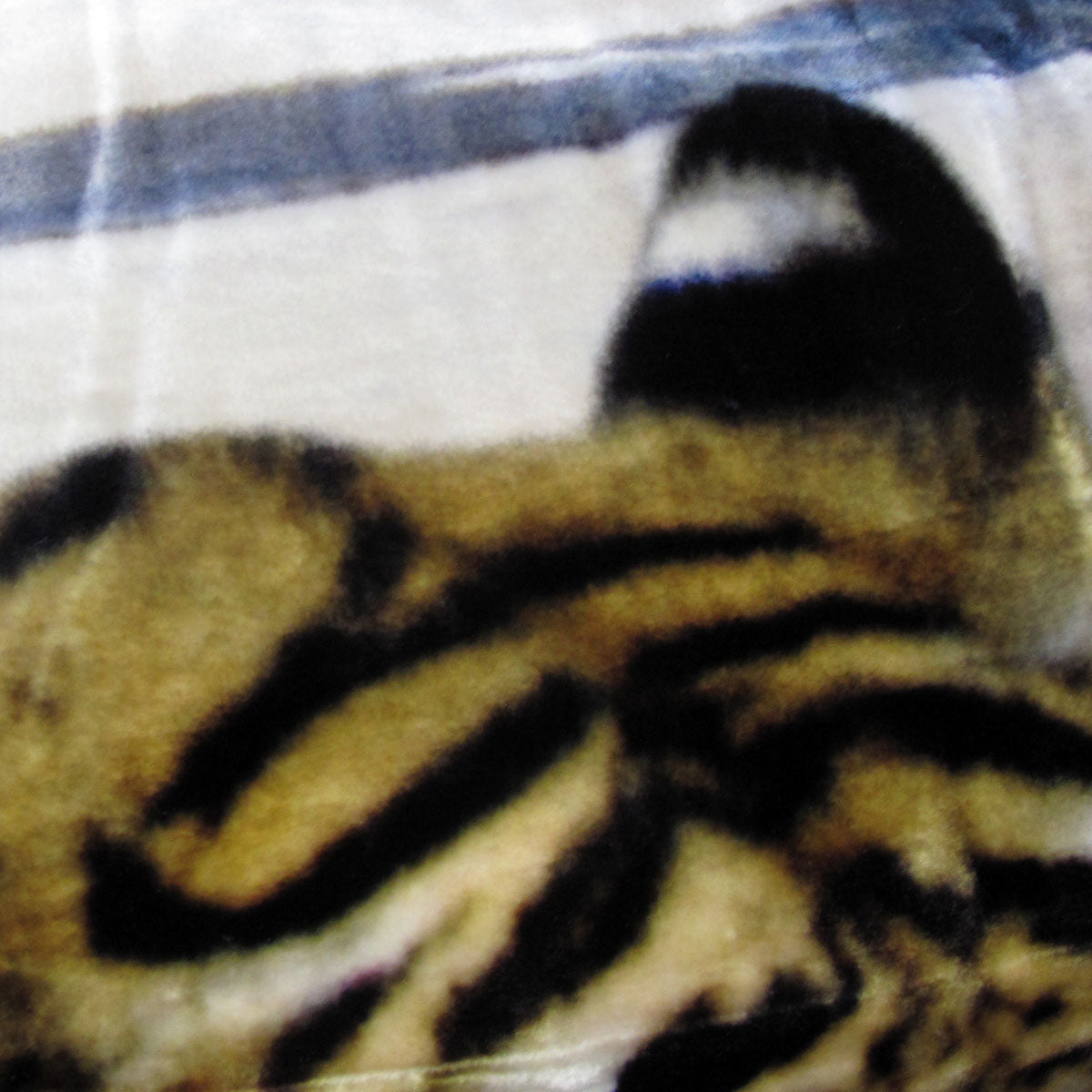 800GSM Reversible Mink-Style Blanket – Three Tigers, Queen