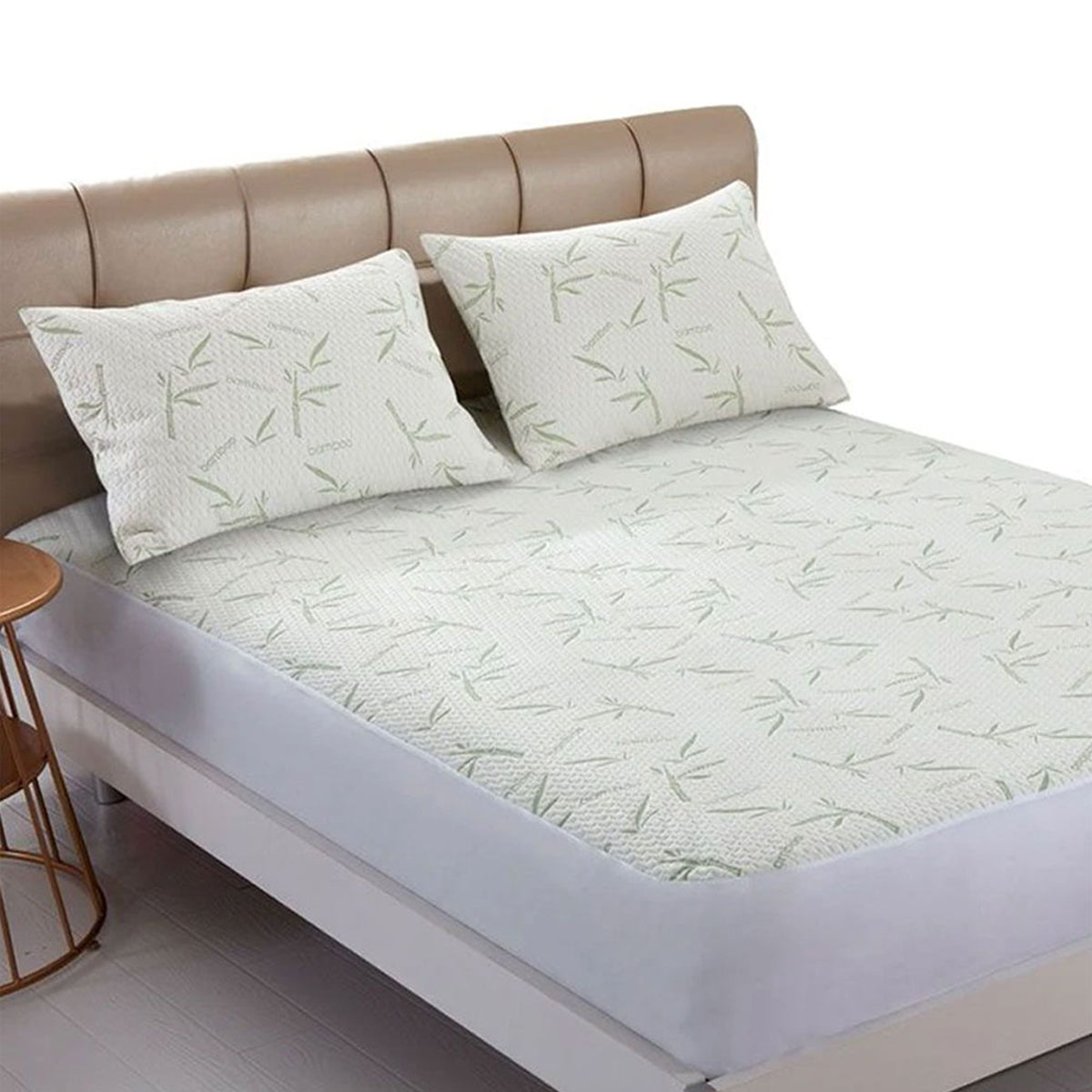Alastairs Nature Basics Quilted Waterproof Mattress Protector – Queen