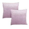 Alastairs Augusta Flannel-Fleece European Pillowcases, 2 Pack – Blush