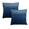 Alastairs Augusta Flannel-Fleece European Pillowcases, 2 Pack – Navy