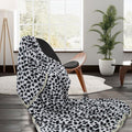 Animal-Pattern Flannel-Plush Polyester Blanket – Dalmatian, 220 × 240 cm