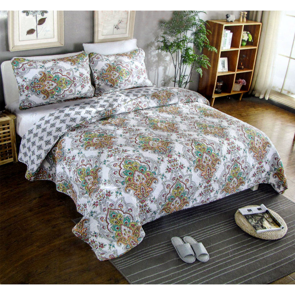 Abigail Cotton Coverlet Set – Queen