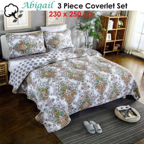 Abigail Cotton Coverlet Set – Queen