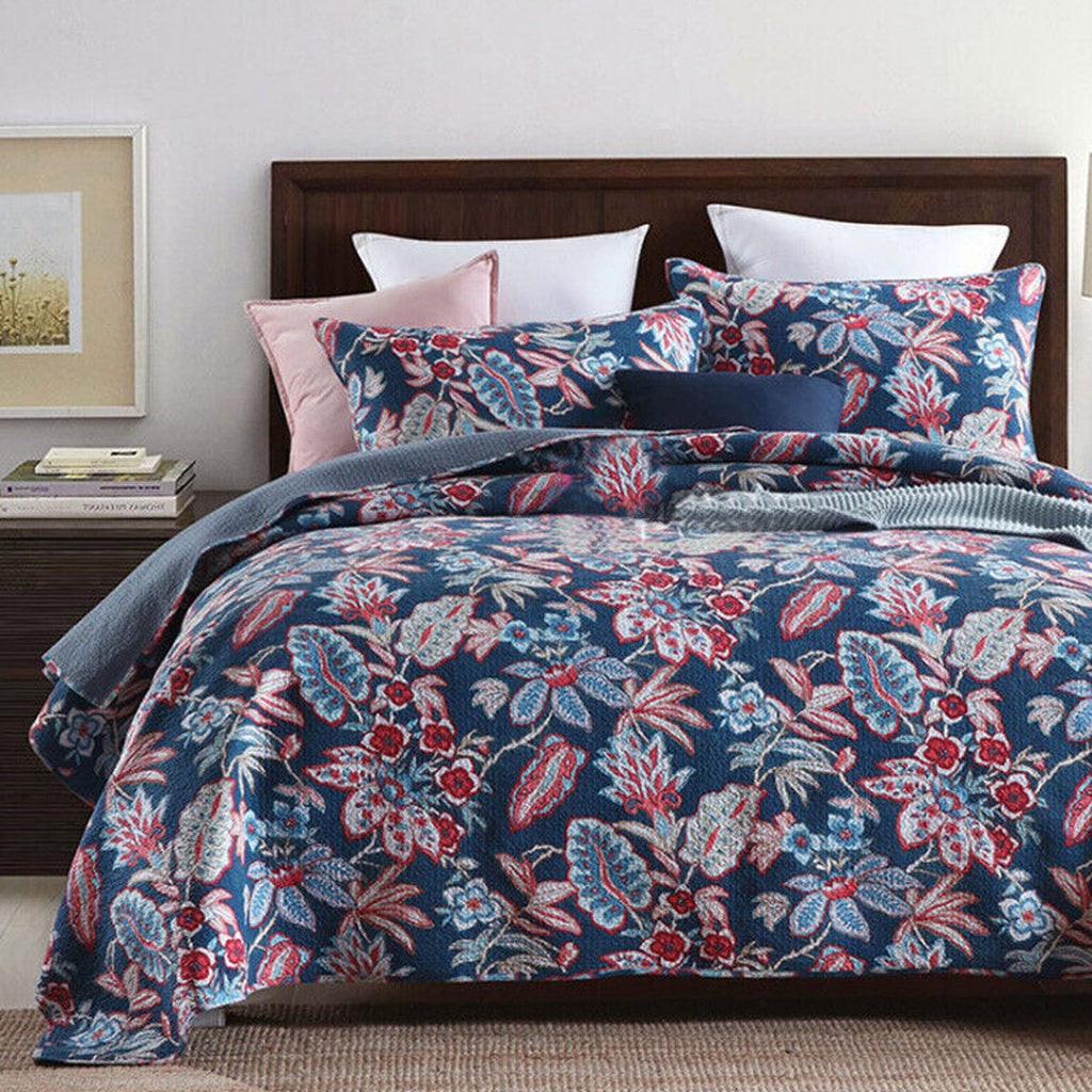 Bornean Cotton Coverlet Set – Queen