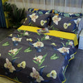 Embroidered Orchid Cotton Coverlet Set – Queen