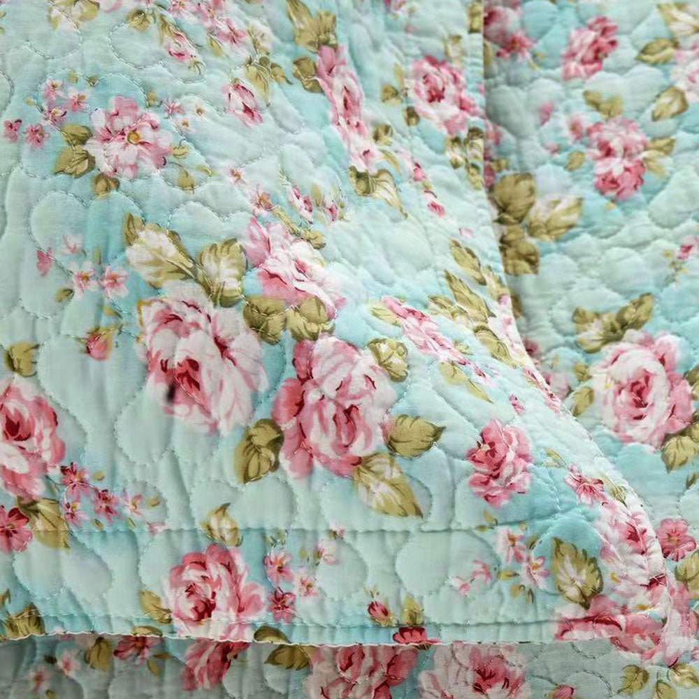 Isabella Multi Cotton Coverlet Set – Queen