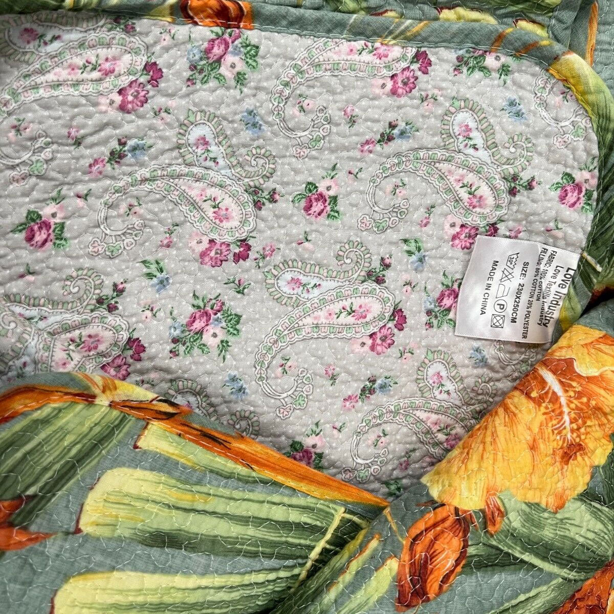 Birds of Paradise Cotton Coverlet Set – Queen