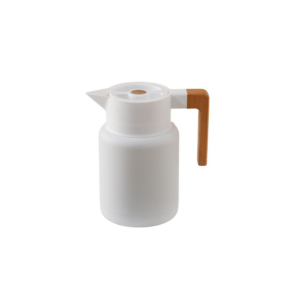 Kylin 304 Stainless Steel Vacuum Jug 1.3L – White