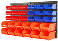 30-Bin Wall-Mounted Workshop Organiser