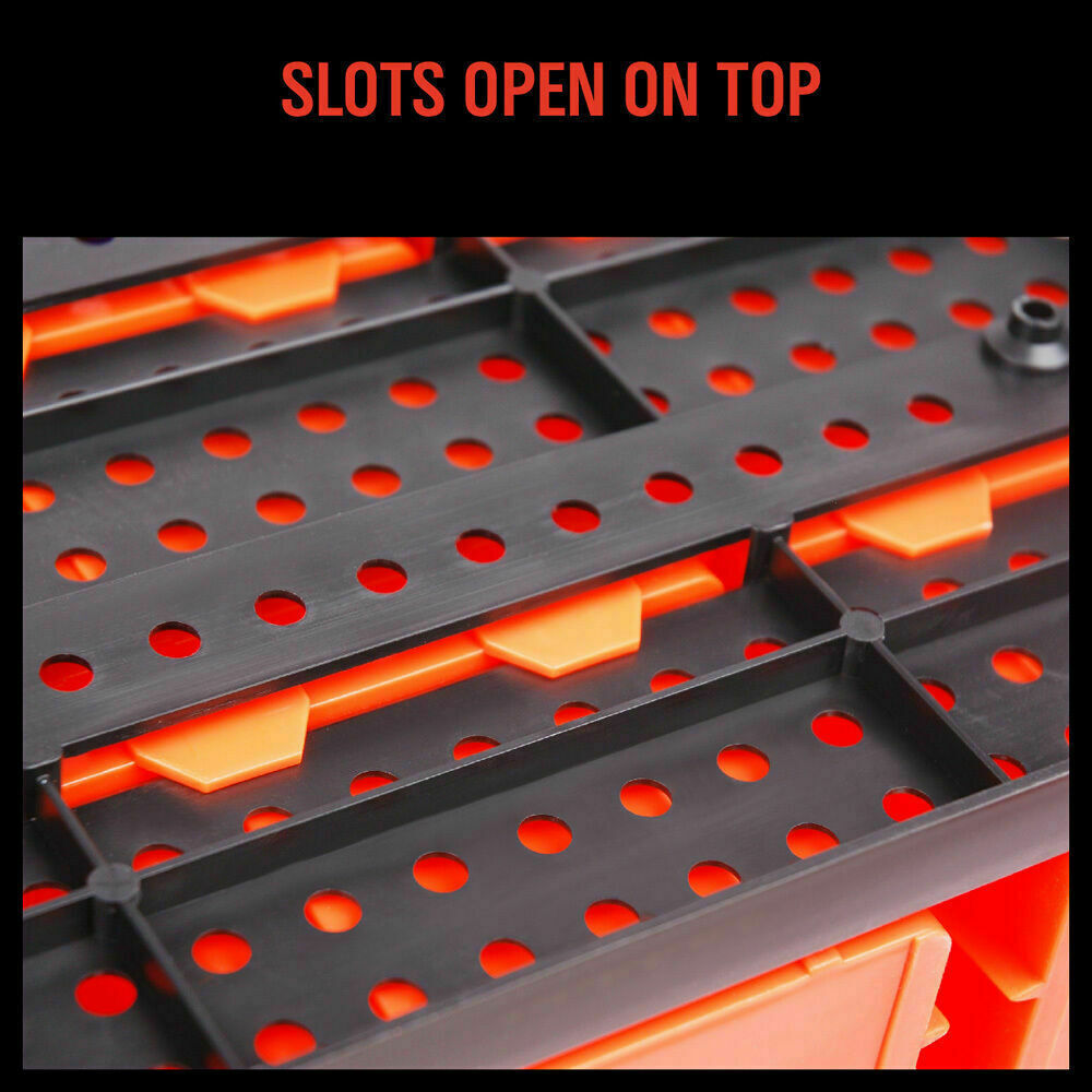 30-Bin Wall-Mounted Workshop Organiser