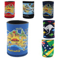 Australian Map Stubby Holders – Set of 6 Mixed Designs