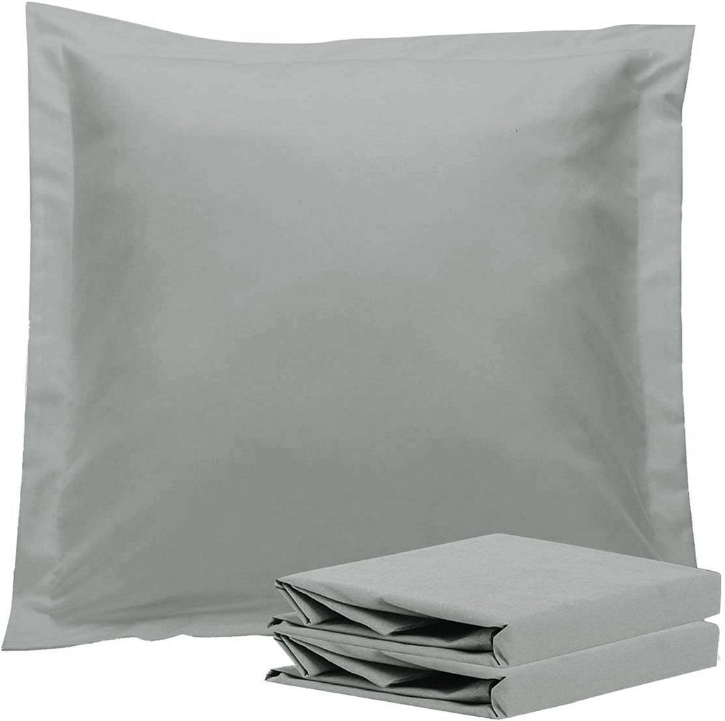 Ultra-Soft European Microfibre Pillowcases, 2 Pack – Grey