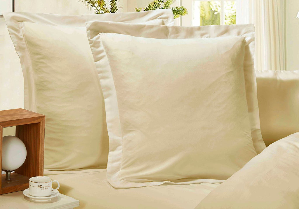Ultra-Soft European Microfibre Pillowcases, 2 Pack – Cream