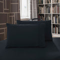 Ultra-Soft Standard Microfibre Pillowcases, 2 Pack – Black