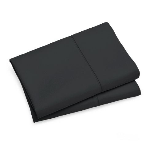 Ultra-Soft Standard Microfibre Pillowcases, 2 Pack – Black