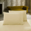 Ultra-Soft Standard Microfibre Pillowcases, 2 Pack – Cream
