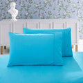 Ultra-Soft Standard Microfibre Pillowcases, 2 Pack – Light Blue