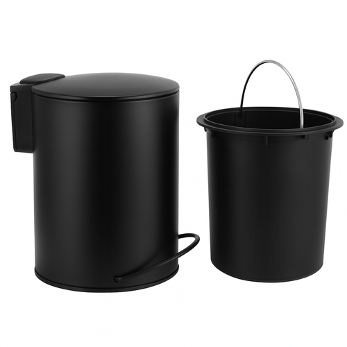 3L Soft-Close Pedal Bin – Black