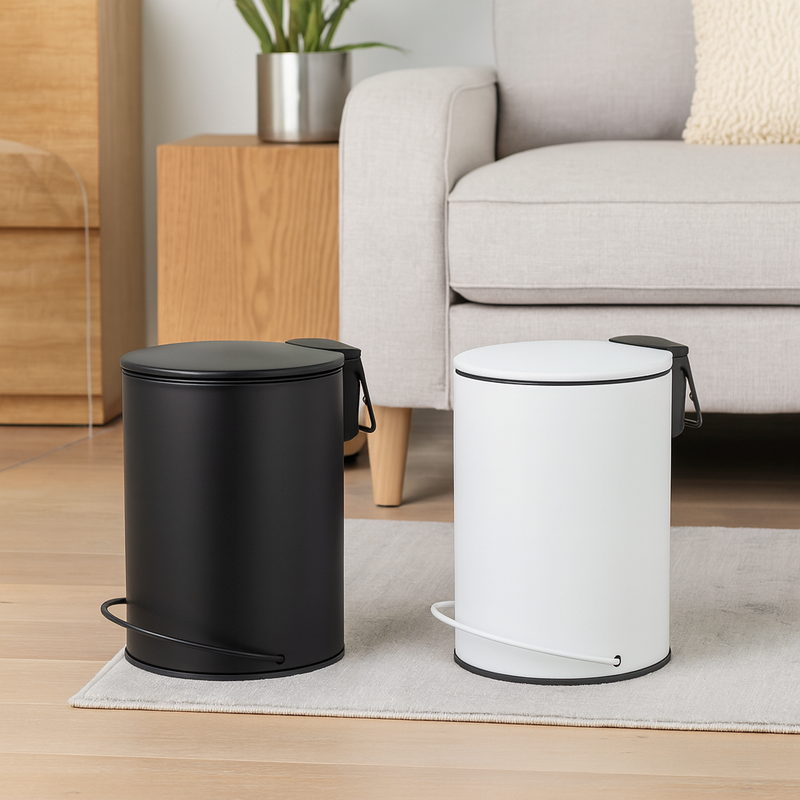 3L Soft-Close Pedal Bin – Black