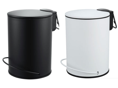 3L Soft-Close Pedal Bin – White