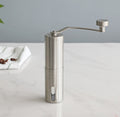 Manual Stainless Steel Coffee Grinder – Silver