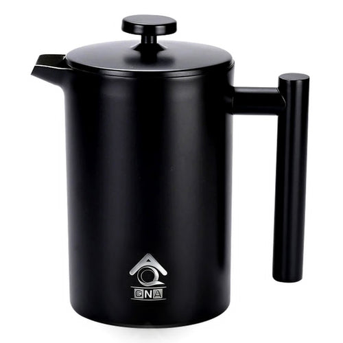 1L Stainless Steel French Press Set with Storage Container