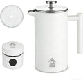 French Press Coffee Maker 350ml with Coffee Bean Can + Extra Filter Gift Set