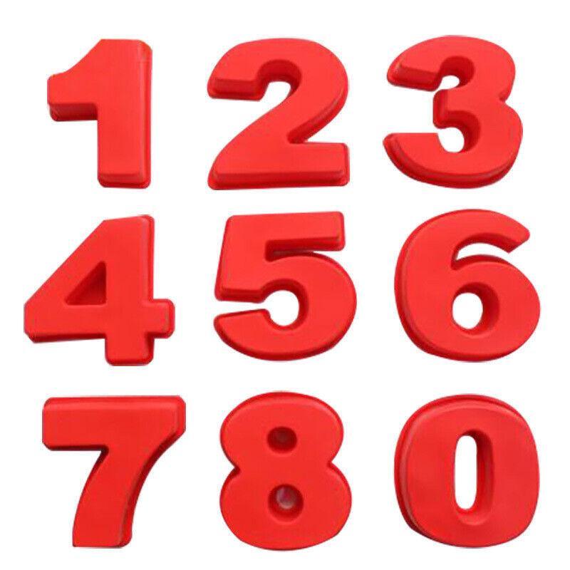 10 Inch Silicone Number Cake Mould Birthday Baking Pan Fondant Tools - 3