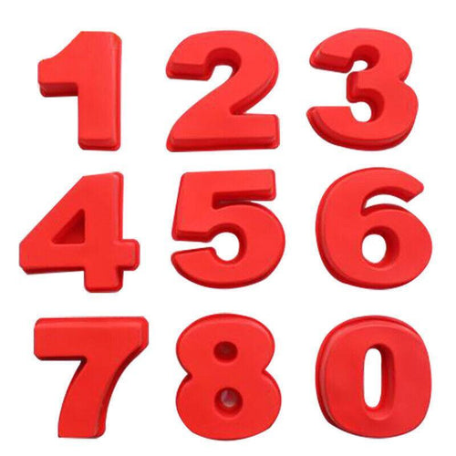 10 Inch Silicone Number Cake Mould Birthday Baking Pan Fondant Tools - 6 or 9