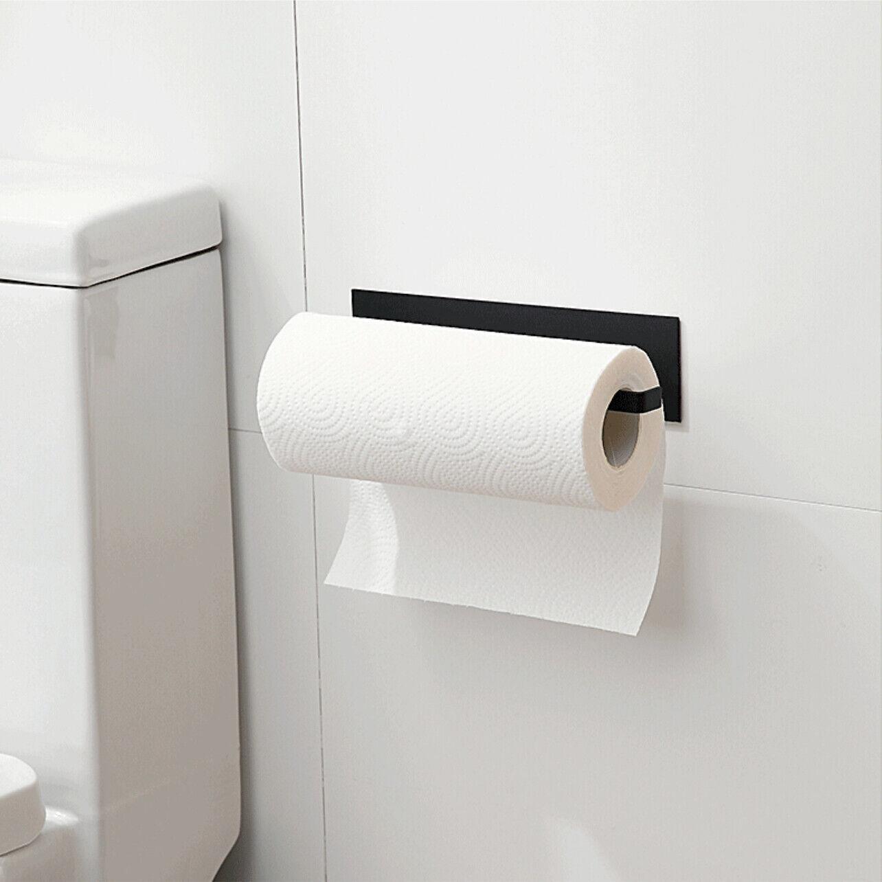 Self-Adhesive Paper Towel Holder – Black