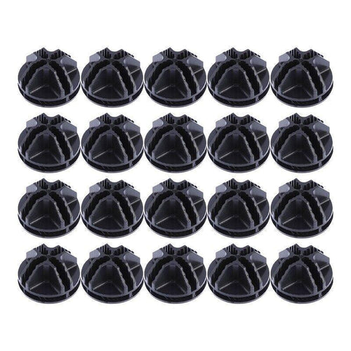 20-Piece Wire Storage Cube Connector Set – White