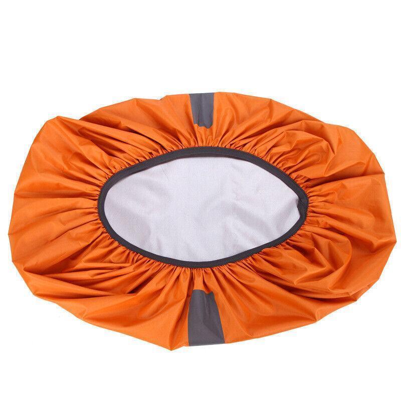 XS Outdoor Foldable Backpack WaterProof Rain Cover Rucksack Camping Travel Bag - Orange