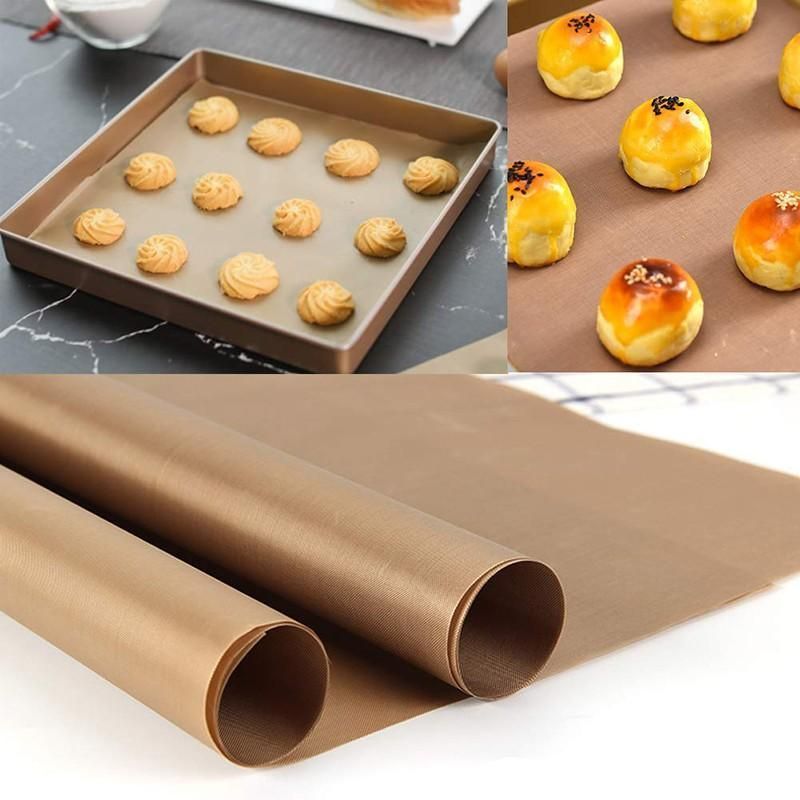 High Temperature Resistant Household Baking Paper Baking Sheet Cloth Non-Stick - White 40*60CM