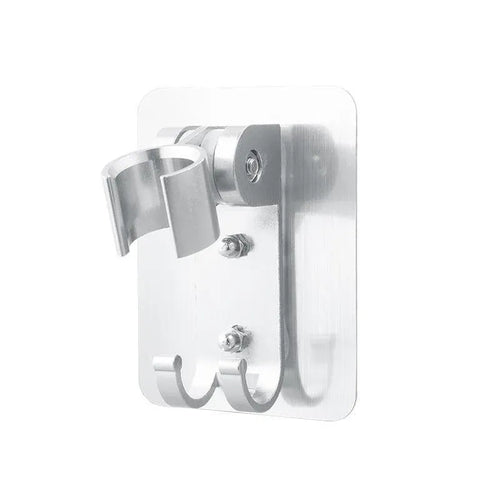 Adjustable Suction Shower Head Holder with Hooks