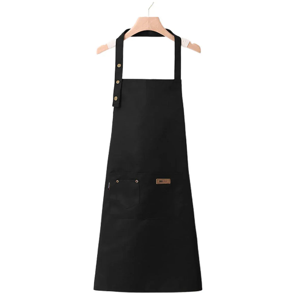 Adjustable Bib Apron – Black