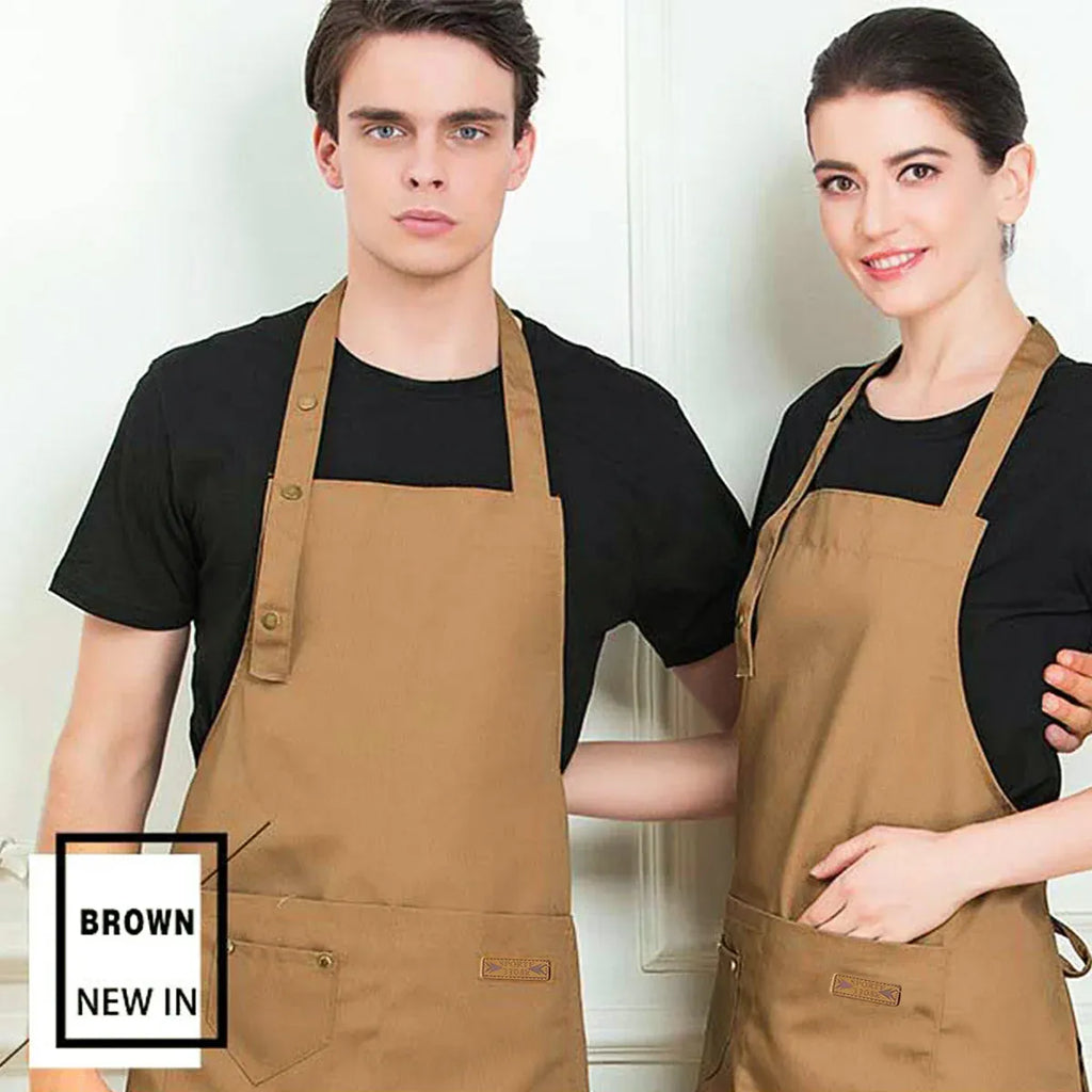 Adjustable Bib Apron – Black