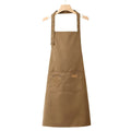 Adjustable Bib Apron – Brown