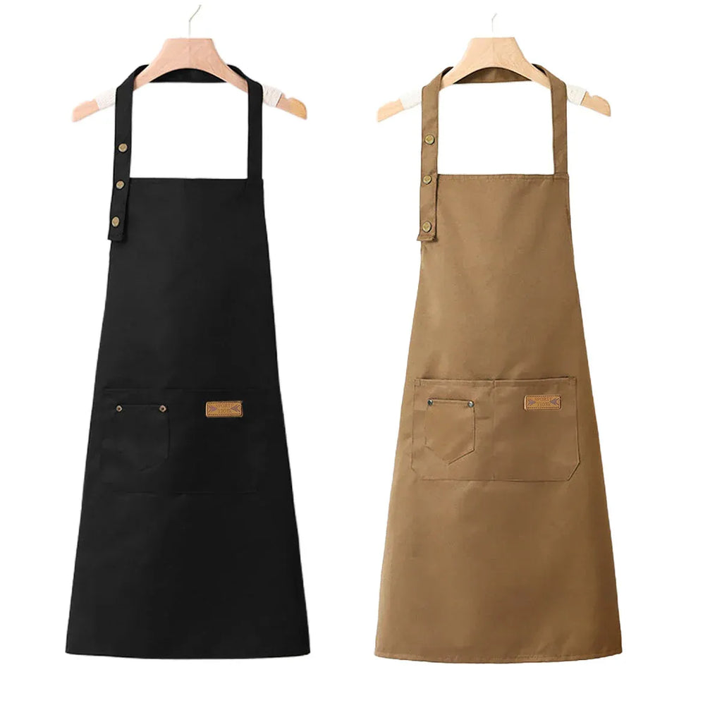 Adjustable Bib Apron – Brown