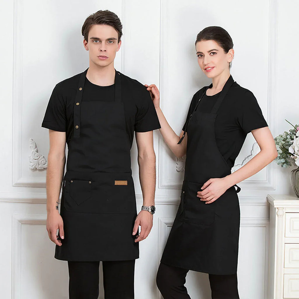 Adjustable Bib Apron – Brown