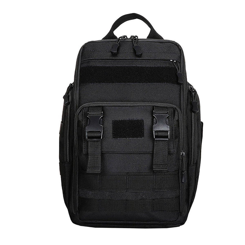 Fishing Tackle Backpack Storage Bag Shoulder Fishing Gear Bags Outdoor Backpack - Black