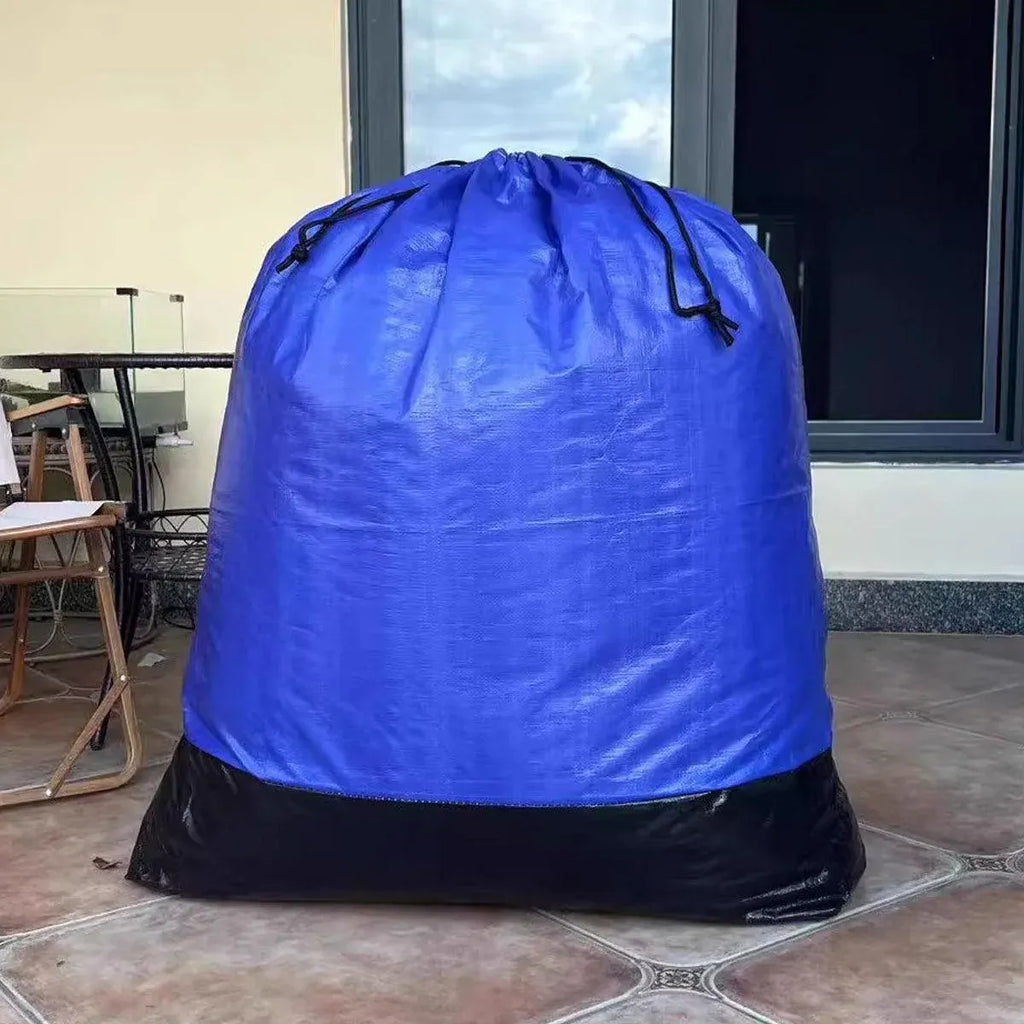 Waterproof Drawstring Moving Bag Large Packing Transfer Bag for Travel Storag - Red
