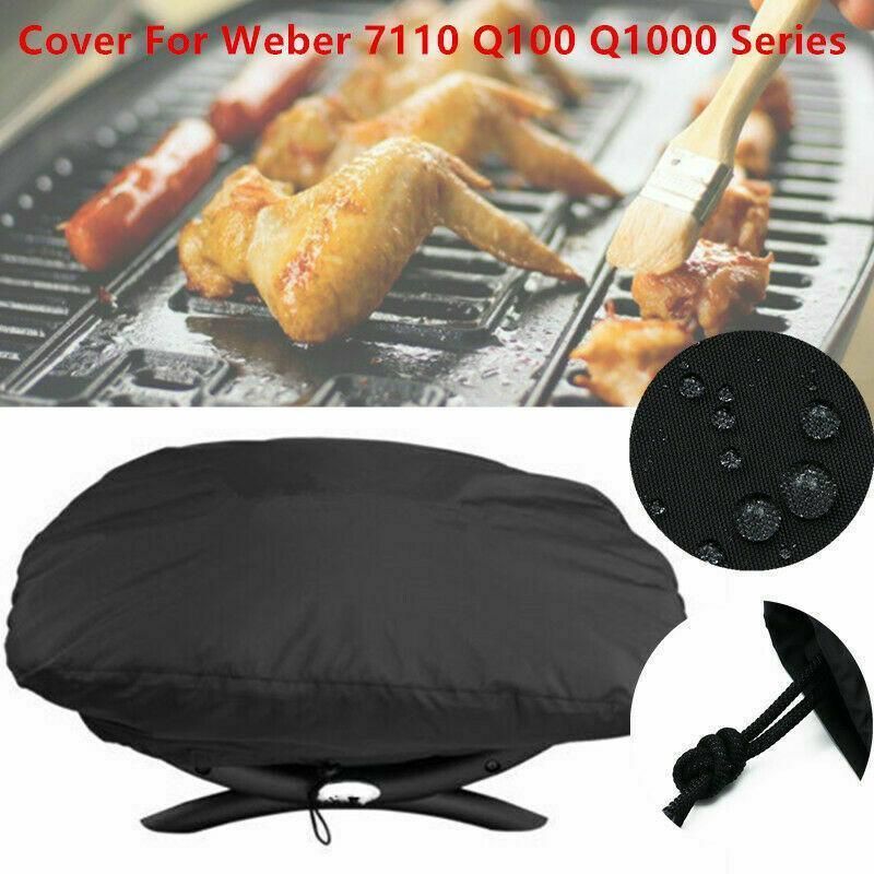 Waterproof BBQ Grill Cover for Weber Q100 Q1000 Series 67×44×32cm