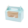 25-Pack 2-Cup Cupcake Boxes – Blue