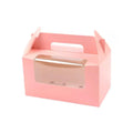25-Pack 2-Cup Cupcake Boxes – Pink